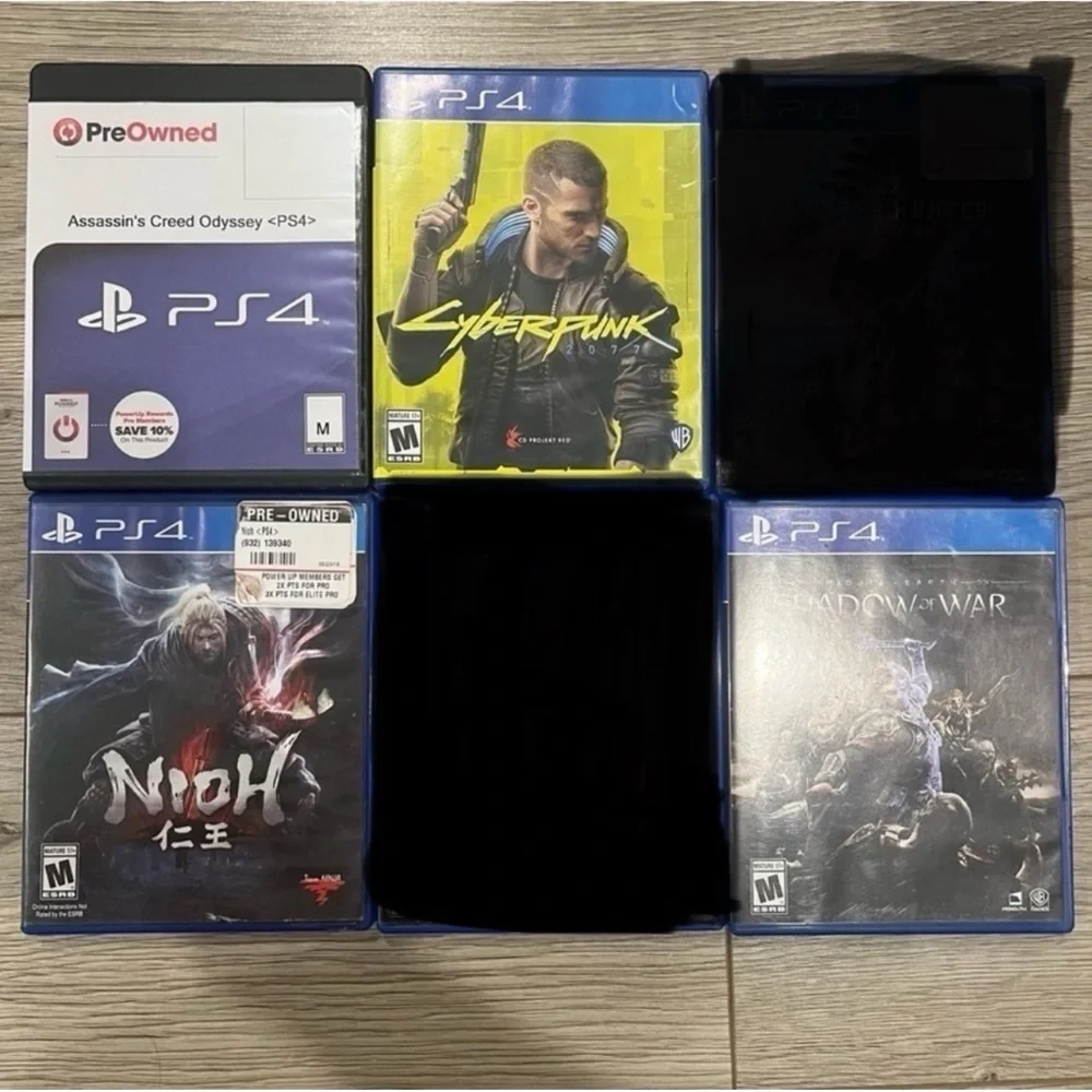 Set of 4 PS4 Games